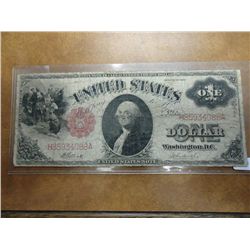 1917 LARGE SIZE ONE DOLLAR US NOTE