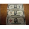 Image 1 : $5 1928-F US NOTE,1934 FRN & 53 SILVER CERTIFICATE