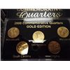 Image 2 : 50 STATE QUARTERS 1999-08 GOLD EDITION COMPLETE