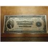 Image 1 : 1914 LARGE SIZE $1 NATIONAL CURRENCY KANSAS CITY