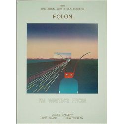 Jean-Michel Folon I'M WRITING FROM Gallery Art