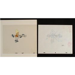 Drawing Hoot Kloot Original Animation Cel New Mailman