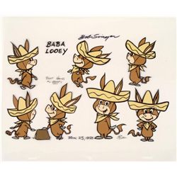 Signed Model Cel Original Animation Art Baba Looey 1958