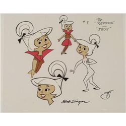 Judy Jetson Signed Original Model Cel Animation Art