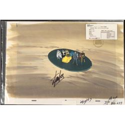 X-Men Animation Cel Original Signed Stan Lee Art