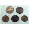 Image 4 : 5 Ancient Roman Coins Constantine I, II Draped, Helmet