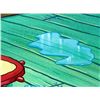 Image 2 : Spongebob Orig Production Background Krusty Krab Spill