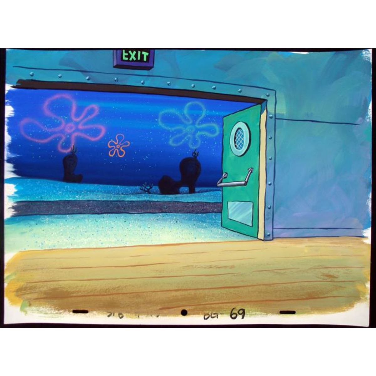 Spongebob Original Production Background Exit Doors
