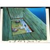 Image 1 : Spongebob Orig Production Cel & 2 Background Roof Hatch