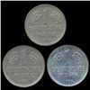 Image 2 : 1963D/G/J Germany 1 Mark Hi Grade RARE 3 Pcs (COI-8159)