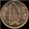 Image 1 : 1967 Ireland 1/2p MS64+ ERROR (COI-10168)