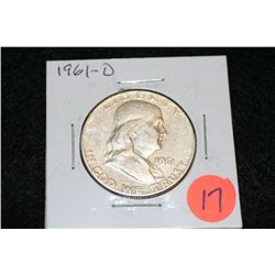 1961-D Ben Franklin Half