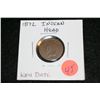 Image 1 : 1872 Indian Head Penny, KeyDate