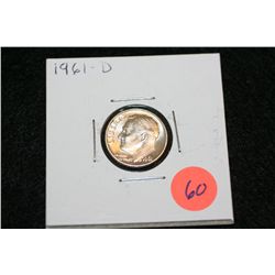 1961-D Roosevelt Dime