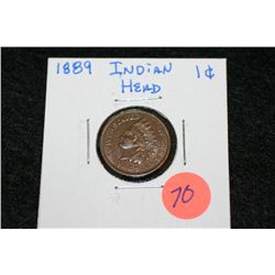 1889 Indian Head Penny