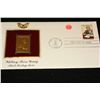 Image 1 : 1981 Whitney Moore Young First Day Issue Gold Plated Stamp