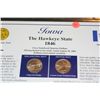 Image 1 : 2004 Iowa State Quarters Set with Stamps