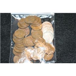 Wheat Back Pennies various dates & conditions, lot of 50