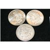 Image 1 : 1921 Silver Morgan Dollar, lot of 3