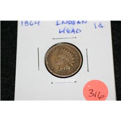 1864 Indian Head Penny