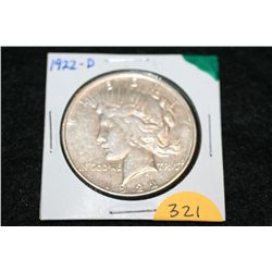 1922-D Silver Peace Dollar