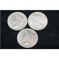 1922, 1923, 1924 Silver Peace Dollars