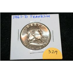 1961-D Ben Franklin Half