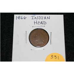 1866 Indian Head Penny