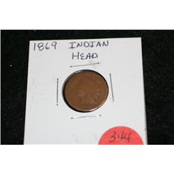 1869 Indian Head Penny