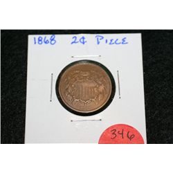1868 Two Cent Piece