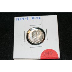 1929-S Mercury Dime