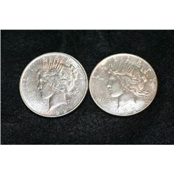 1922, 1923 Silver Peace Dollar