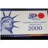 Image 1 : 2000-S US Mint Proof set, includes 5 state quarters