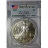 Image 1 : 2009 Silver Eagle  first strike  PCGS price guide = $170