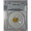 Image 1 : 1853  T1  $1 Gold  PCGS58