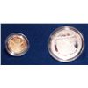 Image 2 : 1987 CONSTITUTION SET SILVER DOLLAR AND GOLD FIVE DOLLAR BU
