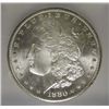 Image 2 : 1880S   Morgan $ ICG65 graded right