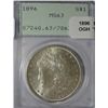 Image 1 : 1896   Morgan $ PCGS63