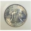 Image 3 : 1949S  Franklin half $  NGC64