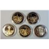 Image 1 : 5 AMERICAN HISTORY TOKENS