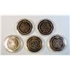 Image 2 : 5 AMERICAN HISTORY TOKENS