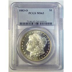 1883O Morgan $  PCGS63 looks under graded a point