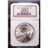 Image 1 : 2001-D BUFFALO SILVER DOLLAR NGC MS-69