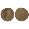 Image 1 : As. - Acuñada el 145-146 d.C. - FAUSTINA HIJA. - Anv.: FAVSTINAE AVG. PII AVG.FIL. Busto diademado a