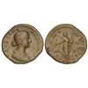 Image 1 : Sestercio. - 175 d.C. - FAUSTINA HIJA. - Anv.: FAVSTINA AVGVS(TA). Busto diademado a derecha. Rev.: