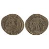 Image 1 : Follis. - Acuñada el 305-306 d.C. - MAXIMIANO HÉRCULES. - Rev.: PROVIDENTIA DEORVM QVIES AVGG. PT. T