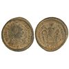 Image 1 : Maiorina. - Acuñada el 378-383 d.C. - TEODOSIO I. - Rev.: GLORIA ROMANORVM. ANT. Teodosio en pie sob