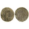 Image 1 : Maiorina. - Acuñada el 383-388 d.C. - MAGNO MÁXIMO. - Rev.: REPARATIO REI. PVB. SCON. Máximo en pie