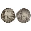 Image 1 : 2 Reales. - MÉXICO. - O. - Anv.: ¶-escudo-I. 4,42 grs. (Algo recortada). Cal-121. BC+. - -