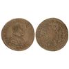 Image 1 : Jetón. - 1655. - BRUSELAS. - Anv.: Busto a derecha. Rev.: Escudo de cruz de Borgoña con corona inter